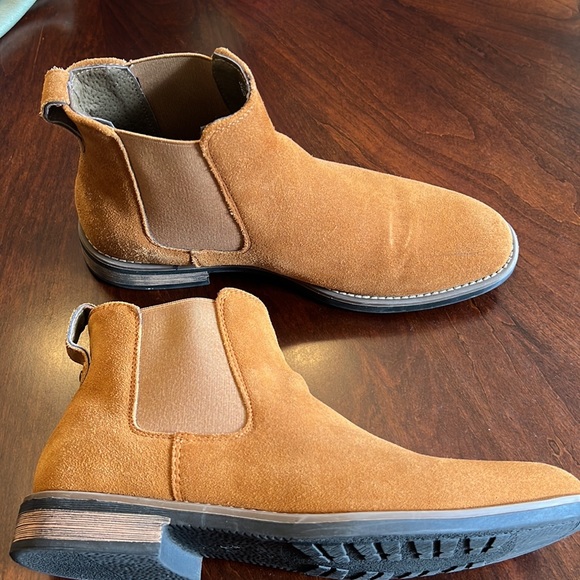 Bruno Marc Suede Brown ankle boots size 8 - Picture 1 of 6